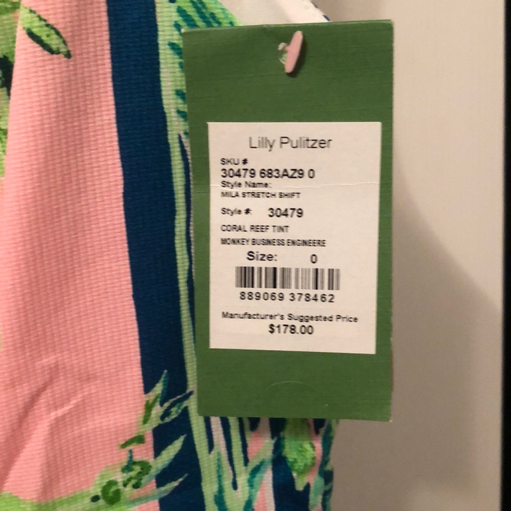 NWT Lilly Pulitzer Mila Shift Dress, size 0 - Picture 2 of 7